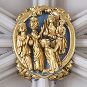 Adoration of the Magi Ceiling Boss in York Minster -  Nash Ford Publishing