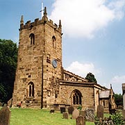 Eyam Church in Derbyshire