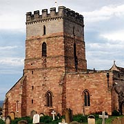 Bamburgh Church in Northumberland