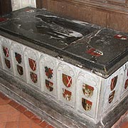 Tomb Chest with Brass to Thomas Chaucer & his Wife in Ewelme Church