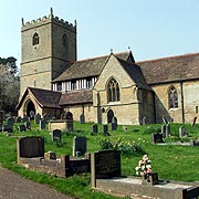 Kinlet Church in Shropshire