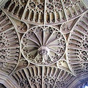Fan Vaulting in St. Lawrence's Church, Evesham