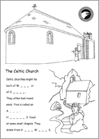 Post-Roman British Celts & Picts Activity Sheets for Kids