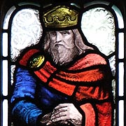 King Ethelbert of Kent in Stained Glass - 
                        Nash Ford Publishing