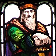 King Oswiu of Northumbria in Stained Glass -  Nash Ford Publishing